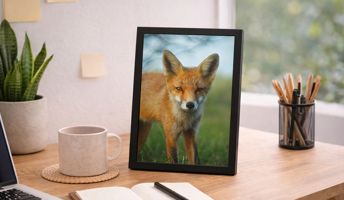 Portal mini on a desk